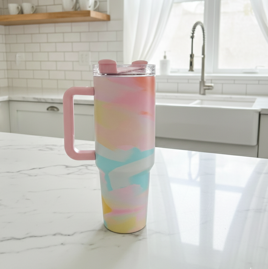 Pastel Breeze Tumbler | SUS 304 | 1200ml - All-In-One Store Pakistan