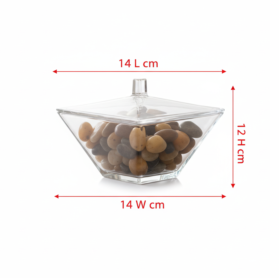 TreatVue Glass Box (2296) by Limon - All-In-One Store Pakistan