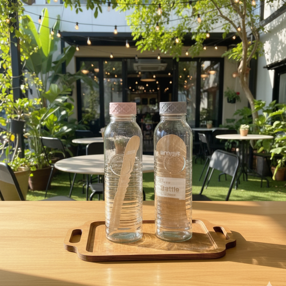 Rustic Charm Glass Bottle by Limon - All-In-One Store Pakistan