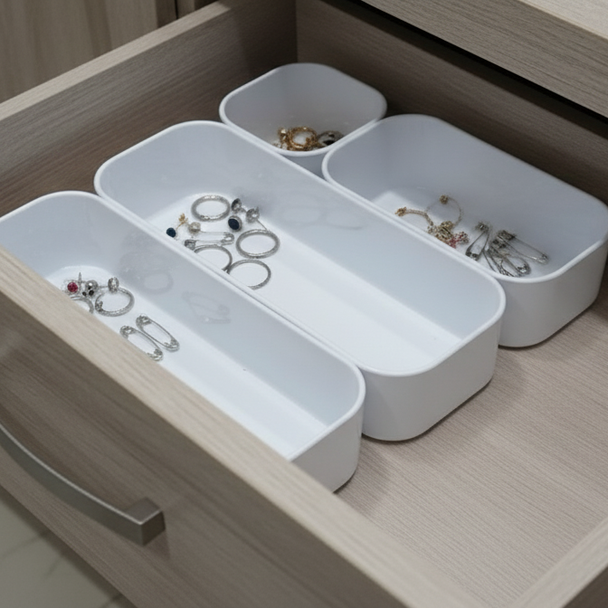 FlexiDivide 4-Piece Organizer Set (37125) by Ziba - All-In-One Store Pakistan