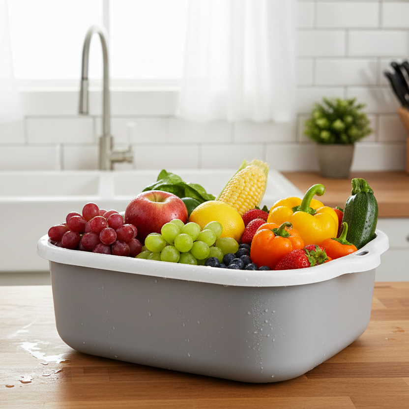 4-Pcs Multi-Use Colander & Bowl Set (026) by Limon - All-In-One Store Pakistan