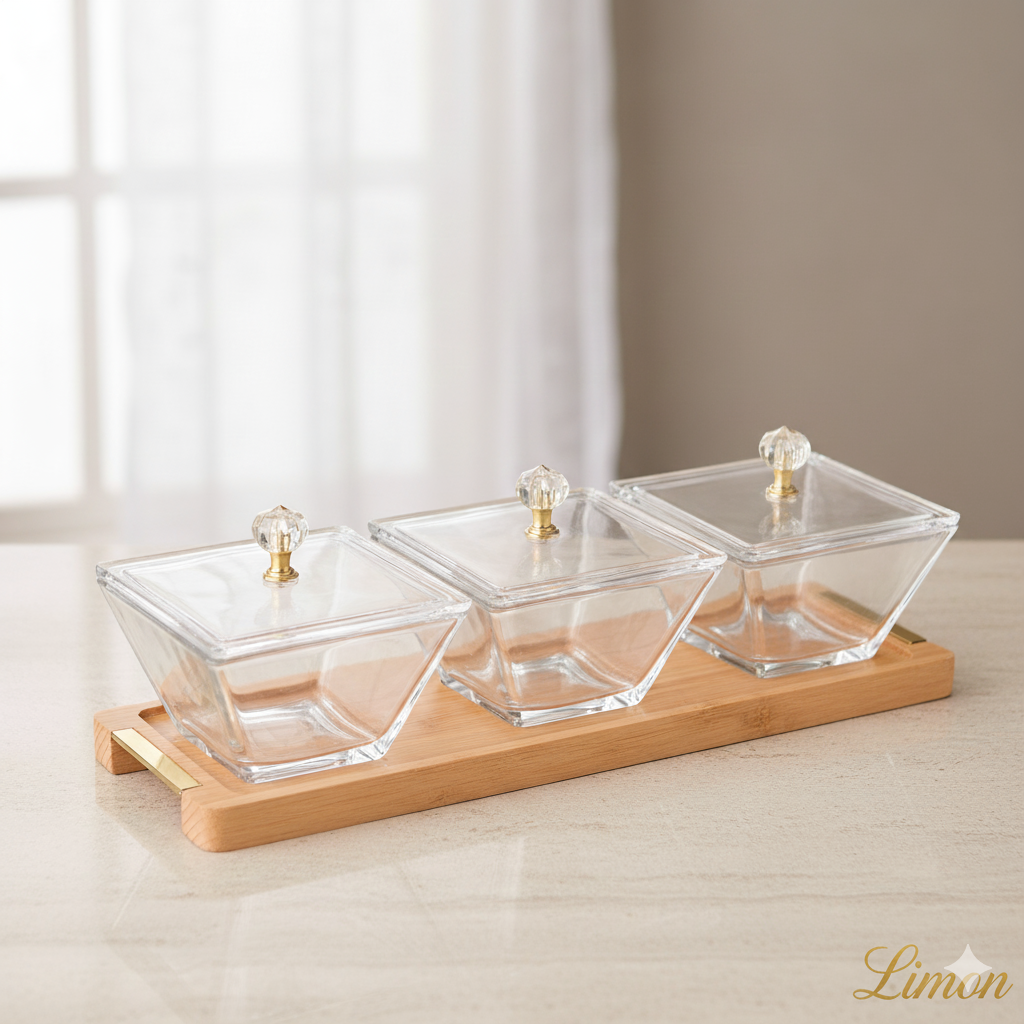Classic Trio Snack & Serve Collection (2242) by Limon - All-In-One Store Pakistan
