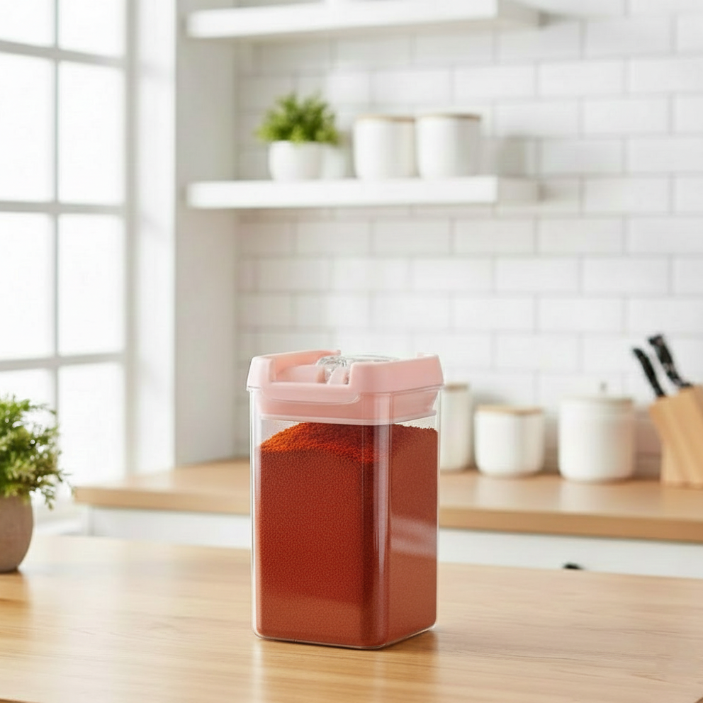 Multi-Use Square Airtight Jar 270ML (1746) by Limon - All-In-One Store Pakistan