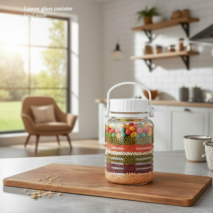 CanisterPro – Sturdy Airtight Glass Canister by Limon - All-In-One Store Pakistan