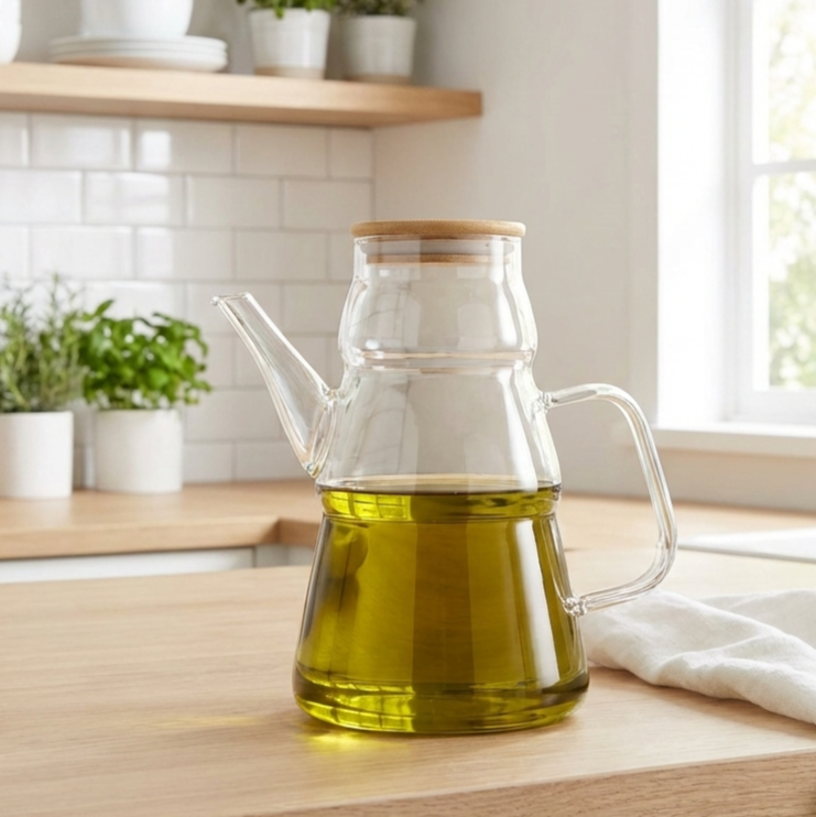 900ml Precision Glass Oil Dispenser (1142) - All-In-One Store Pakistan