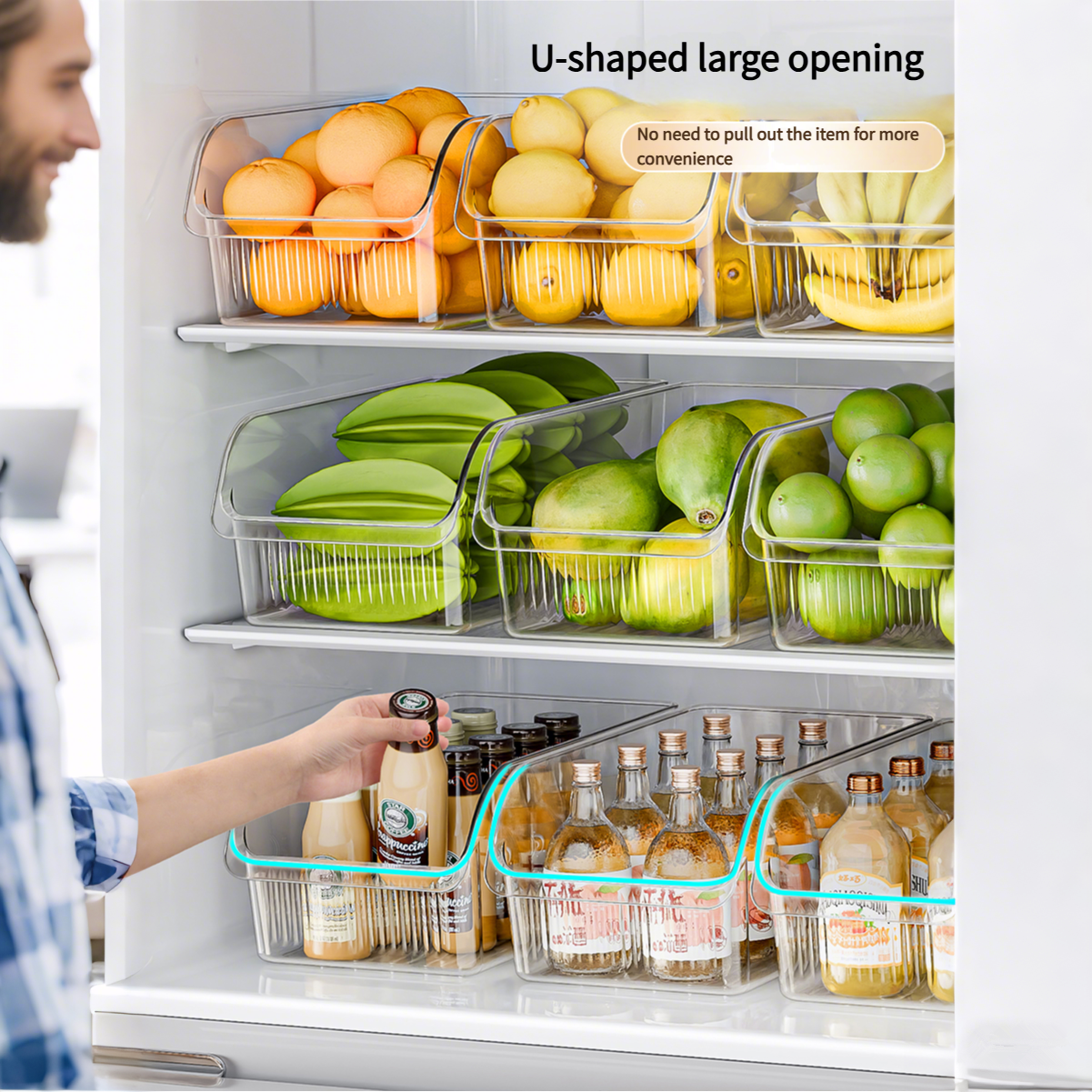 CrystalKeep Fridge & Pantry Organizer - Smart - All-In-One Store Pakistan