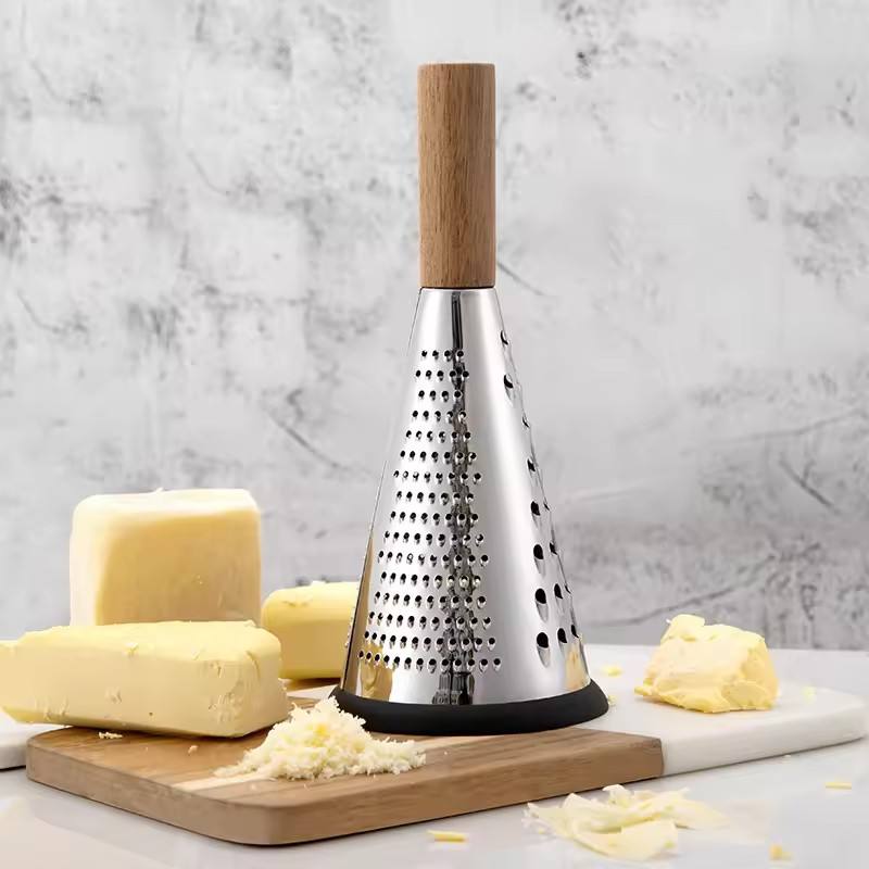 3-Sided Grater with Wooden Handle - All-In-One Store Pakistan