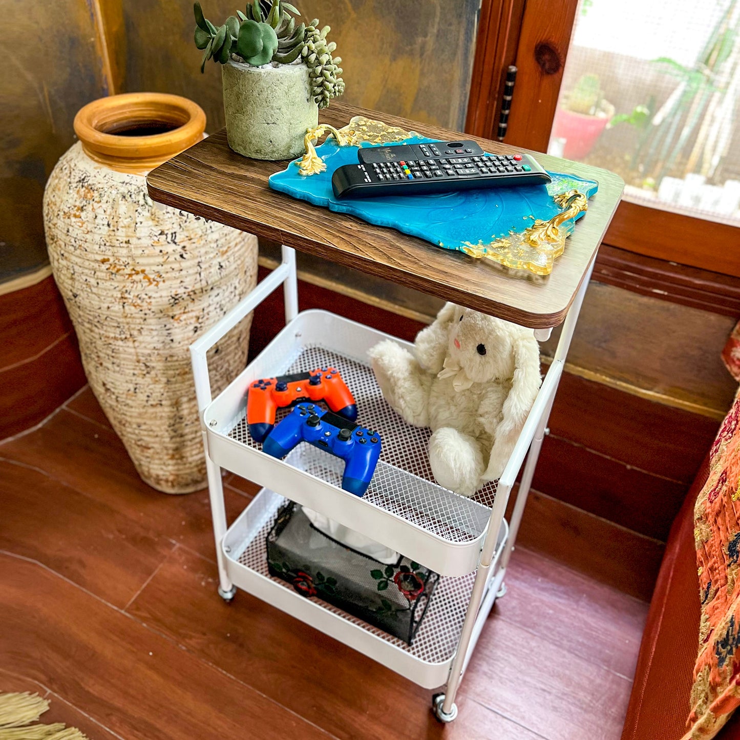 Serve & Store Rolling Cart by Matrix - All-In-One Store Pakistan