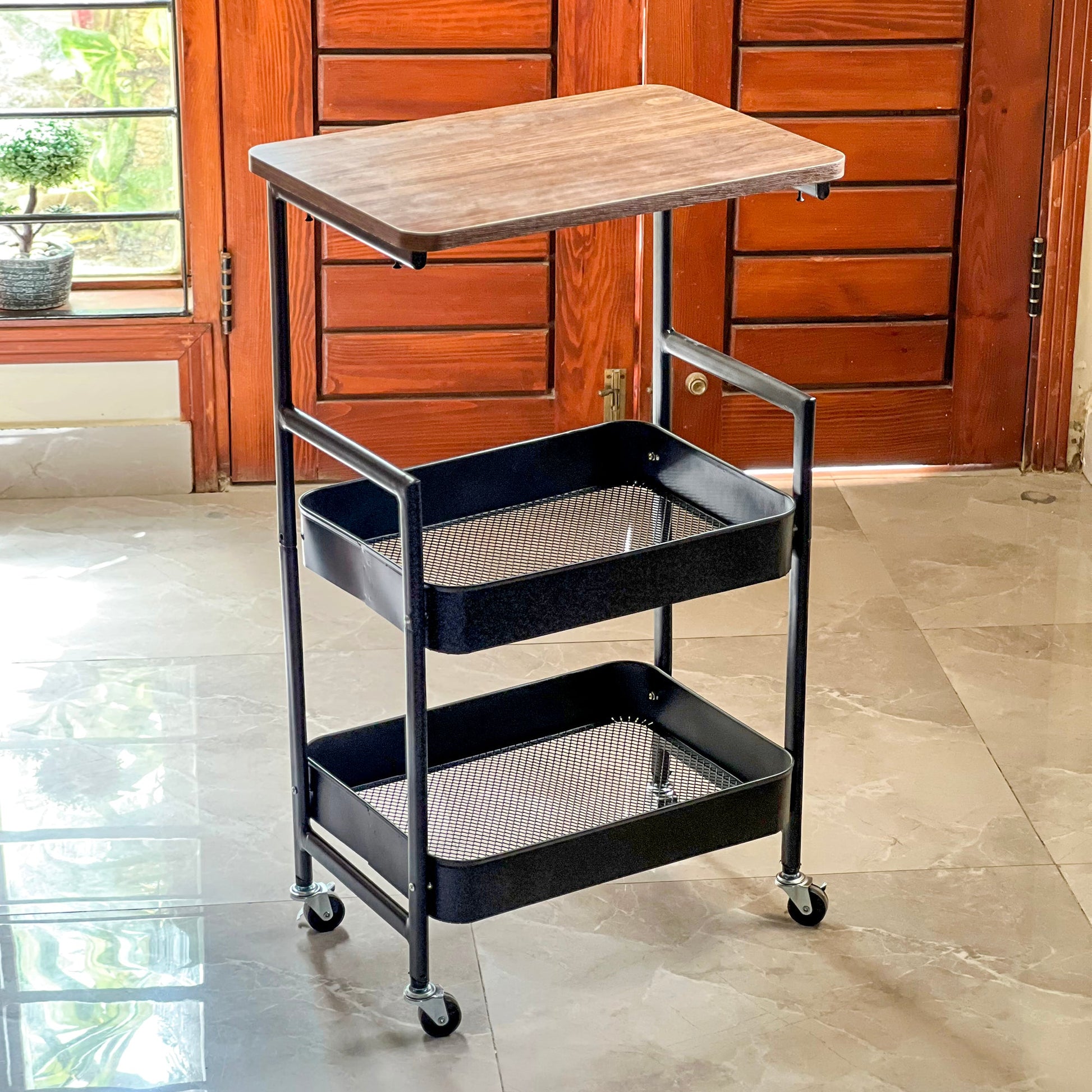 Serve & Store Rolling Cart by Matrix - All-In-One Store Pakistan
