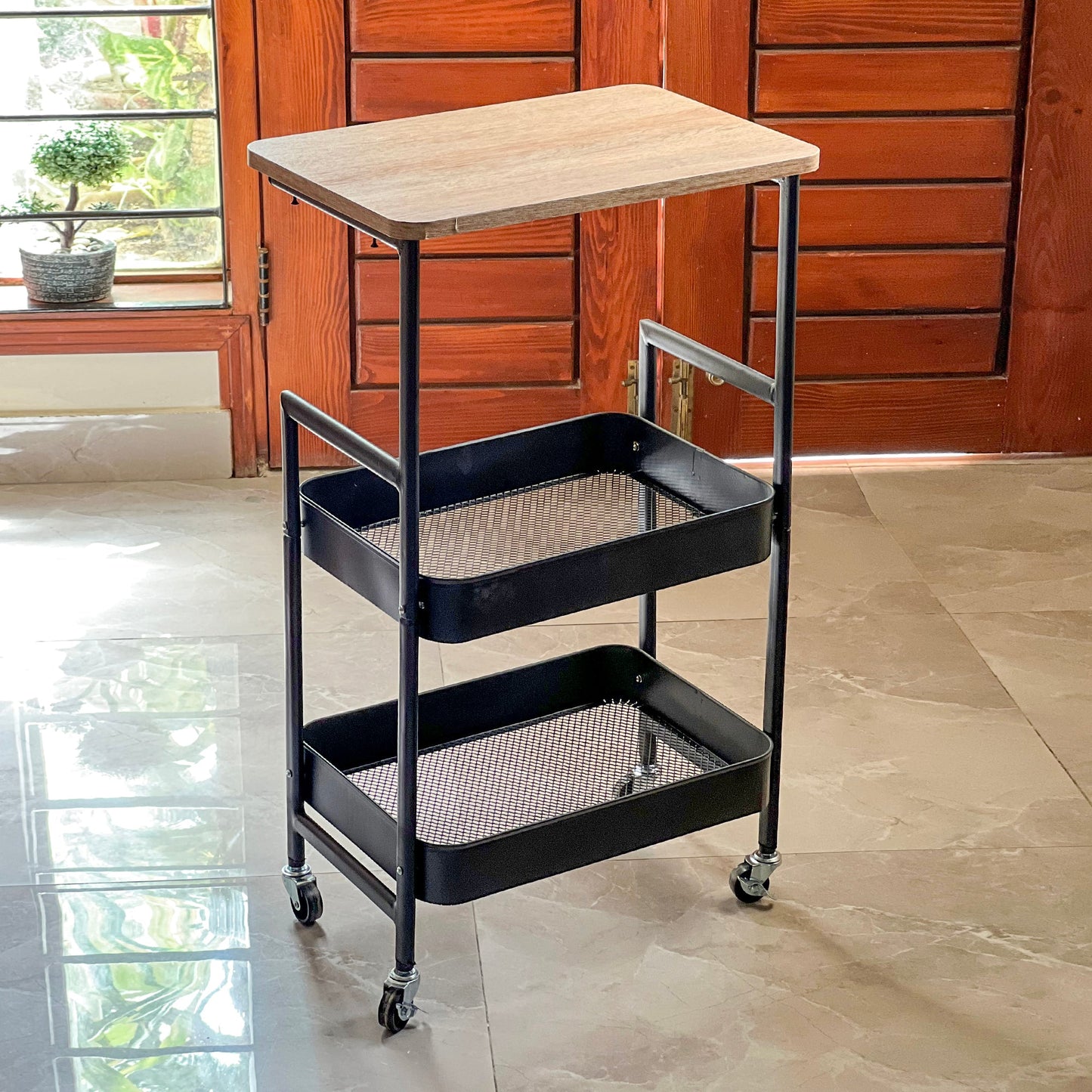 Serve & Store Rolling Cart by Matrix - All-In-One Store Pakistan