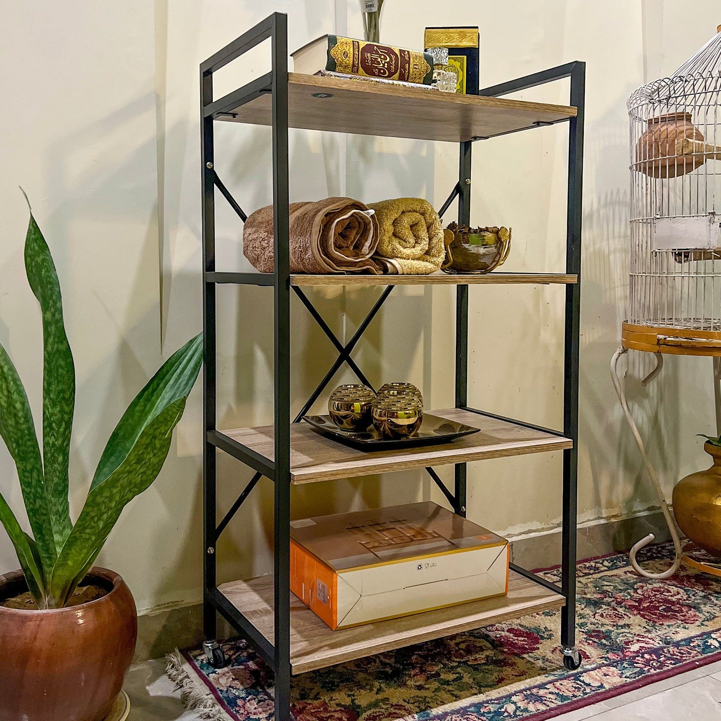 4-Tier Universal Storage Rack by Matrix - All-In-One Store Pakistan