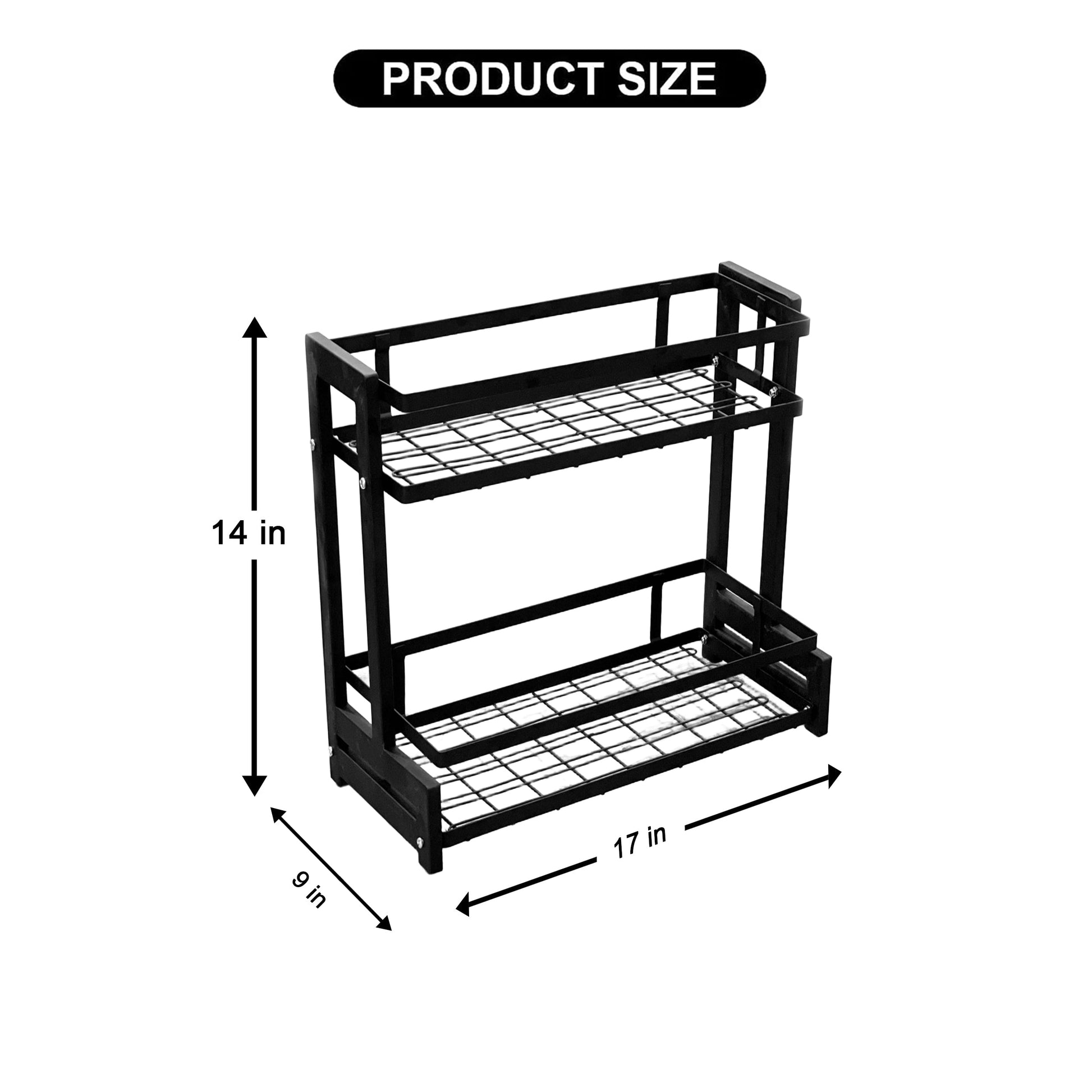 Multi-tiered Countertop Storage Rack by Matrix - All-In-One Store Pakistan