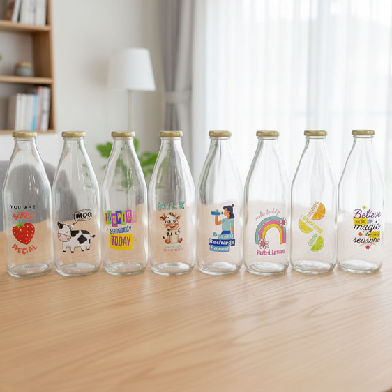 DailyServe Glass Bottle 1000 ml - All-In-One Store Pakistan