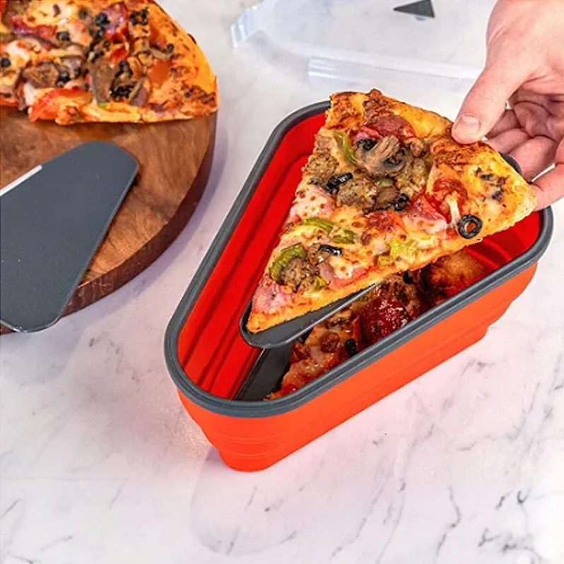 PizzaMate Reusable Storage Container with 5 Serving Trays - All-In-One Store Pakistan