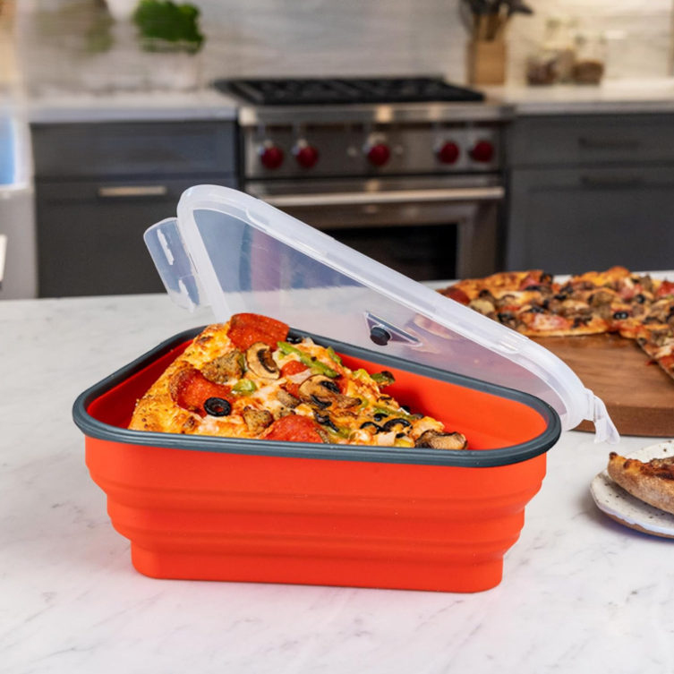 PizzaMate Reusable Storage Container with 5 Serving Trays - All-In-One Store Pakistan