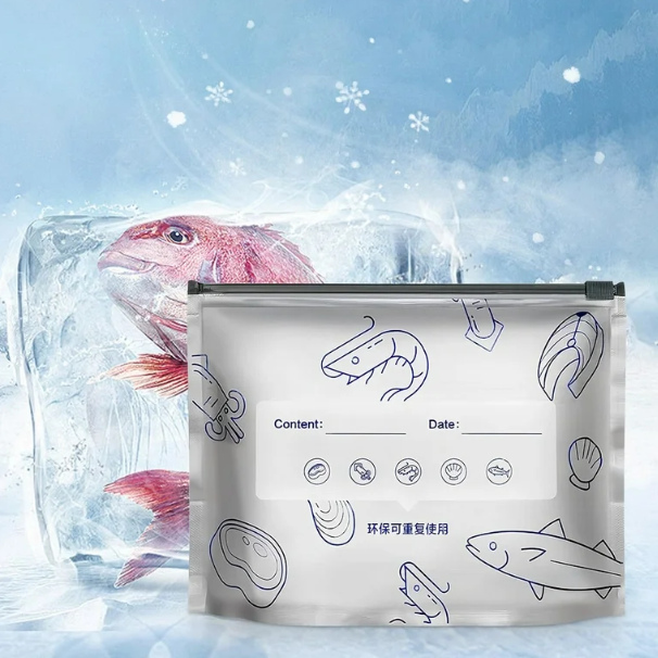 FreezeMate Resealable Foil Zip Bags (10 Pcs) - All-In-One Store Pakistan