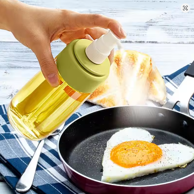 FlowMist Glass Oil Sprayer Bottle - All-In-One Store Pakistan