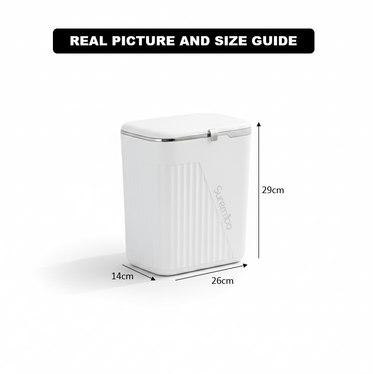 SlimHang Trash Bin with Dual Lid Use and Handles - All-In-One Store Pakistan