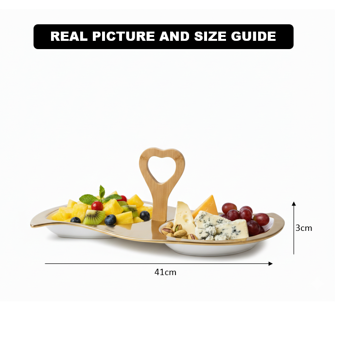CeramicPetal Carry & Serve Platter - All-In-One Store Pakistan