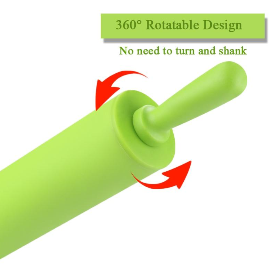 User-Friendly Rolling Pin & Silicon Mat Set - All-In-One Store Pakistan