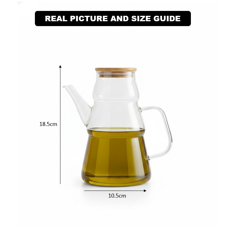 900ml Precision Glass Oil Dispenser (1142) - All-In-One Store Pakistan