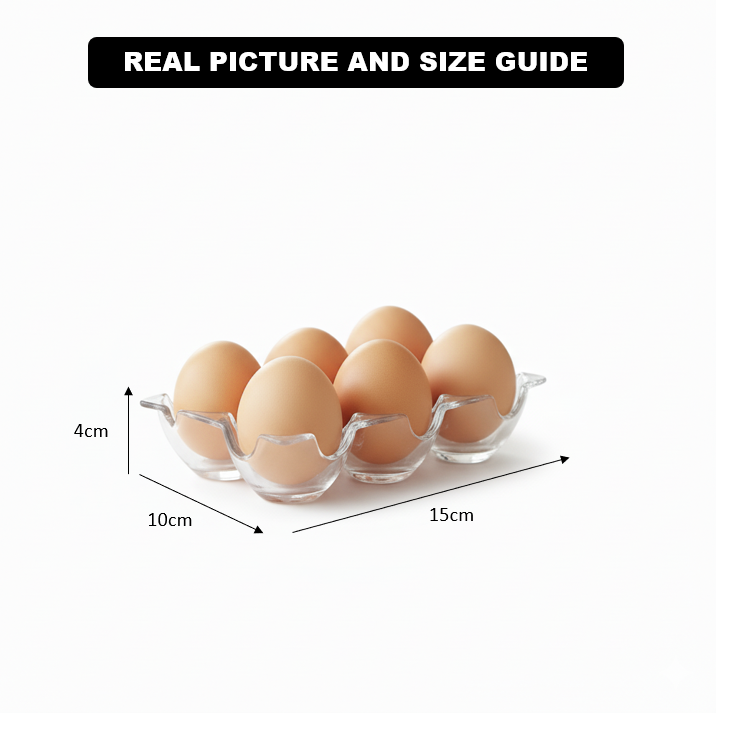 6-Grid Acrylic Eggs Storage (1832) by Limon - All-In-One Store Pakistan