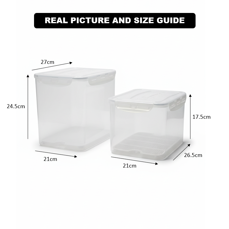 UltraGuard Multi-Purpose Lockable & Airtight Storage Box by Limon - All-In-One Store Pakistan