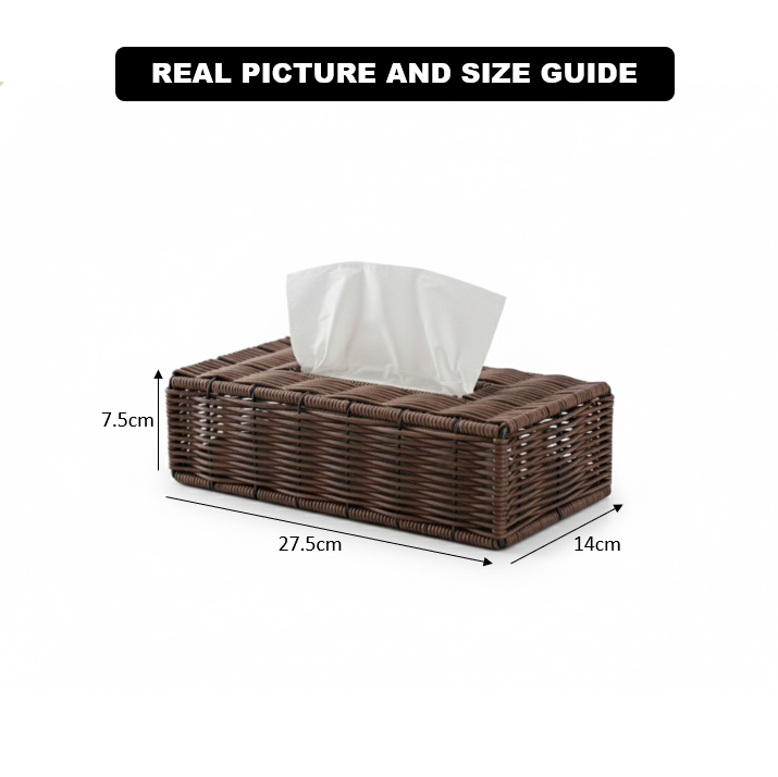 Woven Handmade Tissue Holder (51041) by Ziba - All-In-One Store Pakistan