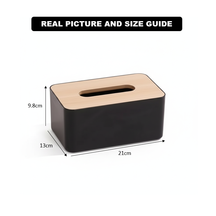 WoodTop Elite Tissue Box - All-In-One Store Pakistan