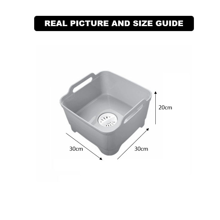 Large Capacity Wash & Drain Basket (1334) by Limon - All-In-One Store Pakistan