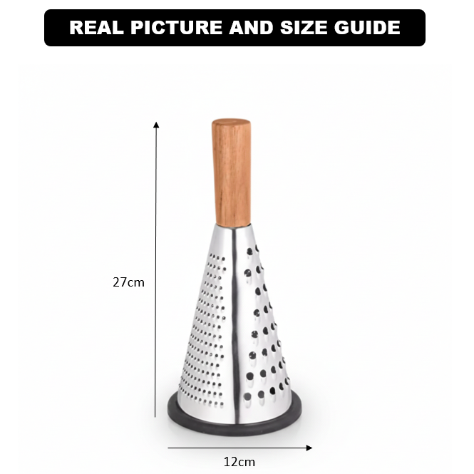 3-Sided Grater with Wooden Handle - All-In-One Store Pakistan