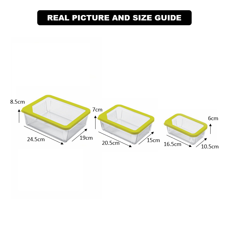 Unbreakable Glass Container Series by Limon - All-In-One Store Pakistan