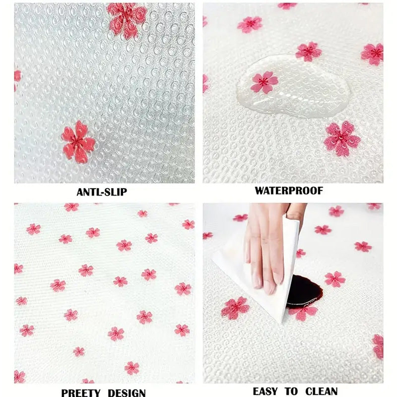 Printed Series Non-Skid Fridge & Drawer Mats (45x150cm) - All-In-One Store Pakistan