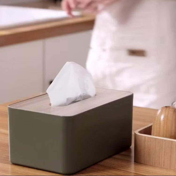 WoodTop Elite Tissue Box - All-In-One Store Pakistan