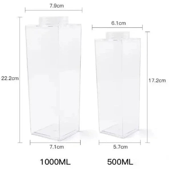 Multipurpose Creative Square Plastic Bottle - All-In-One Store Pakistan