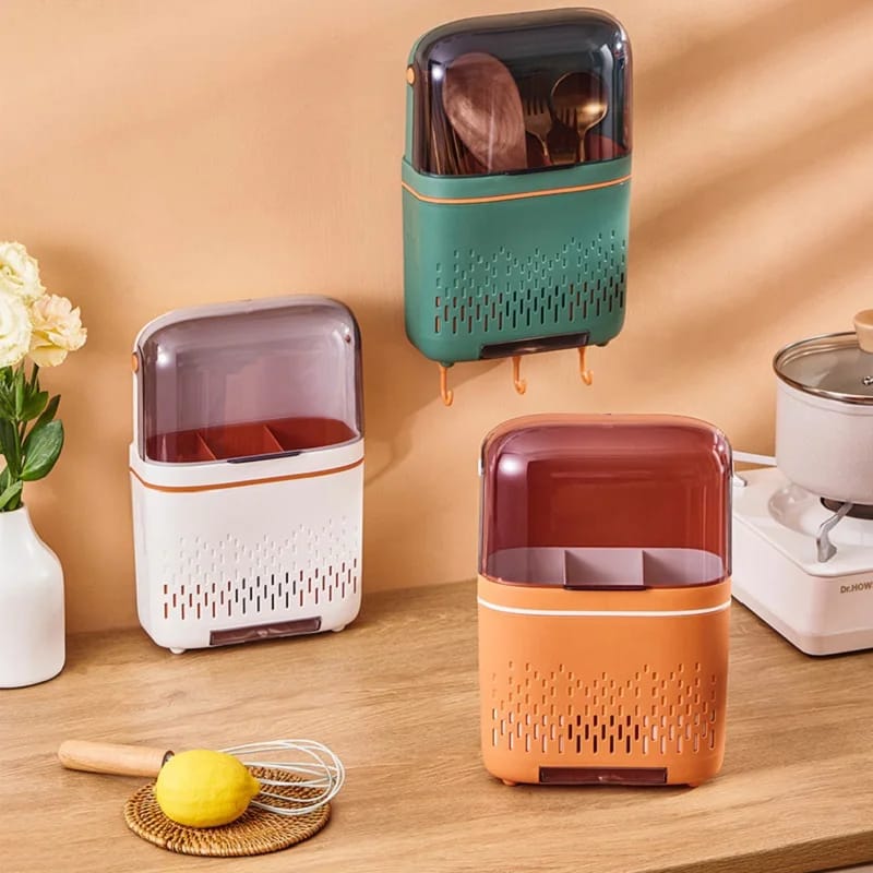 Self-Adhesive Cutlery Organizer - All-In-One Store Pakistan