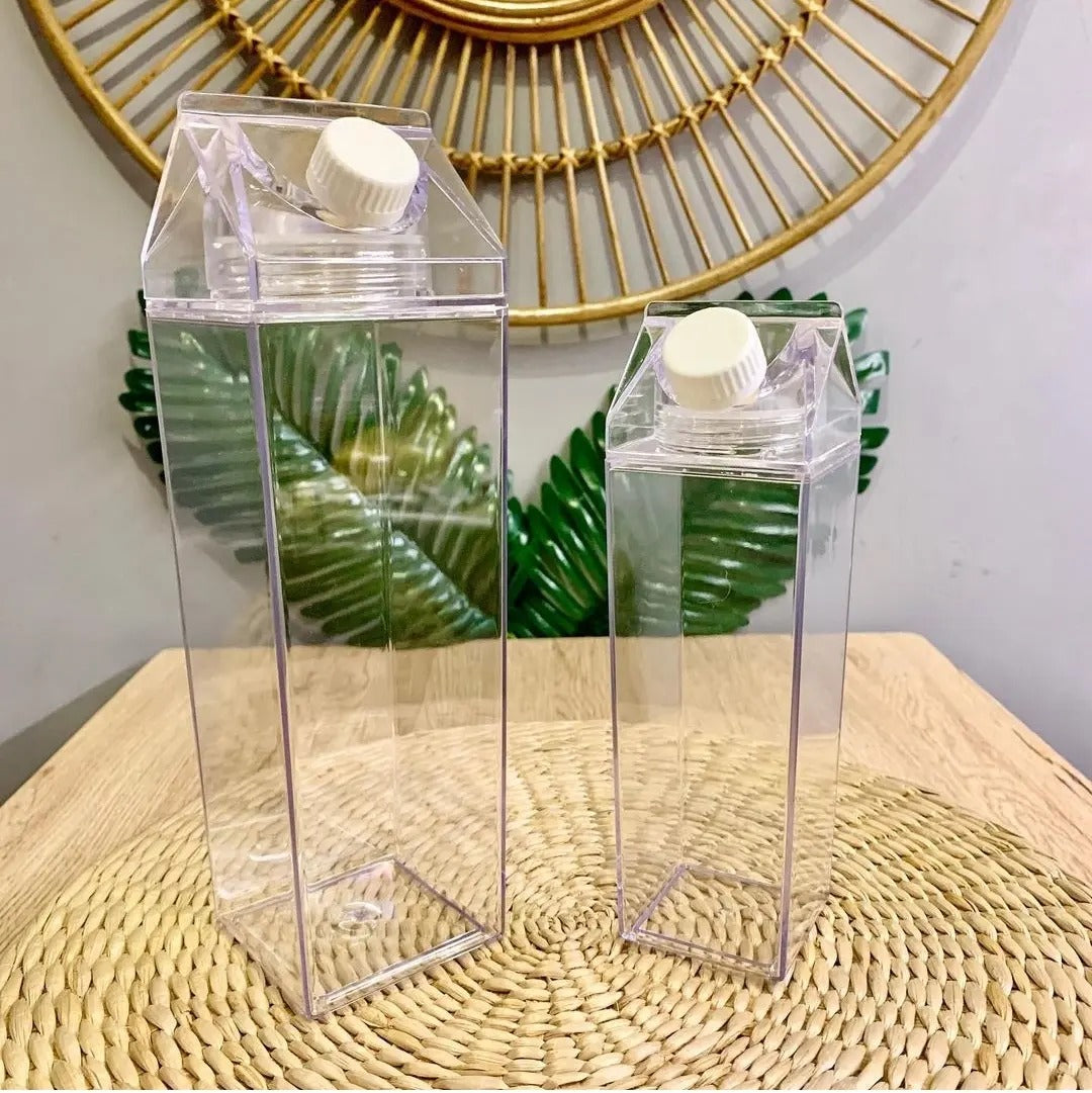 Multipurpose Creative Square Plastic Bottle - All-In-One Store Pakistan