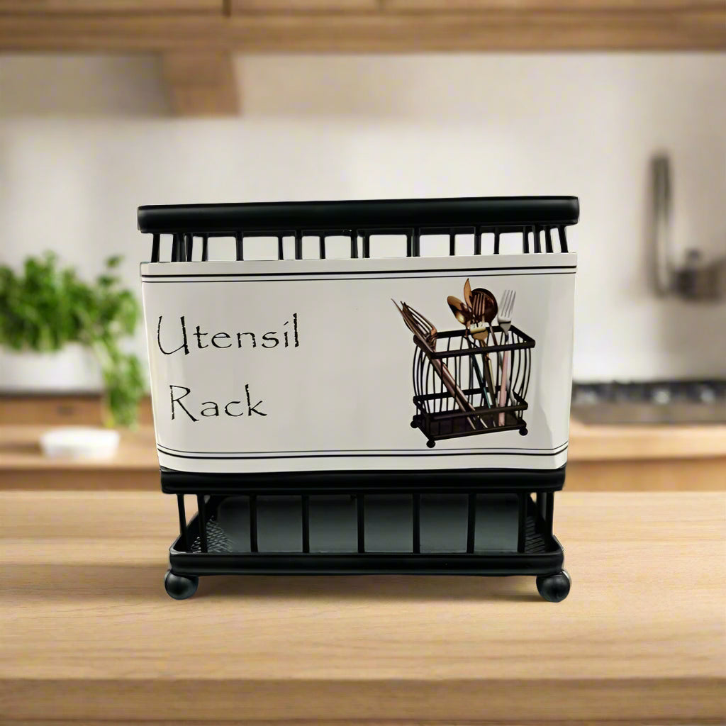 Premium Metal Utensils Rack - All-In-One Store Pakistan