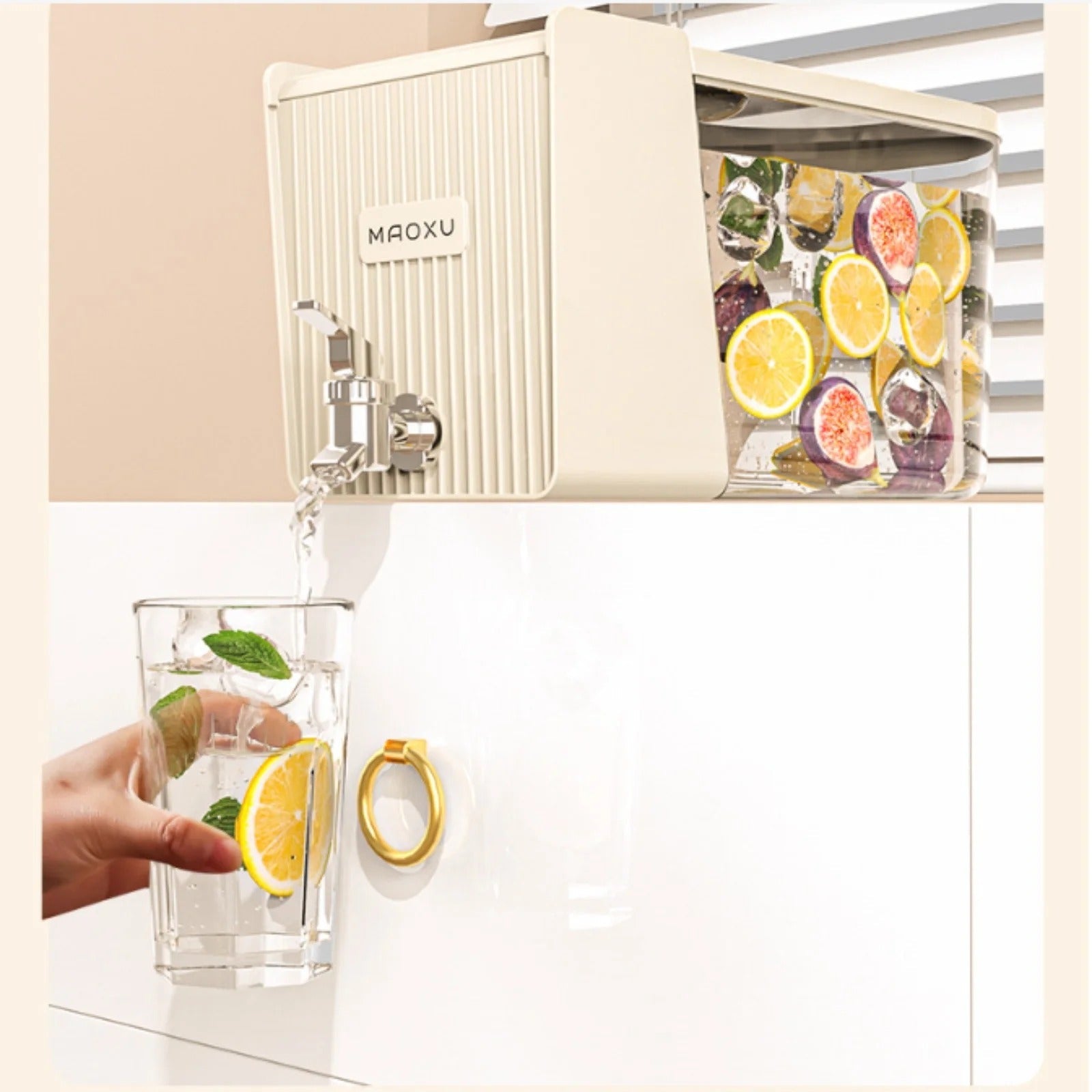Beverage Dispenser with Faucet - Ideal for Refrigerators - All-In-One Store Pakistan