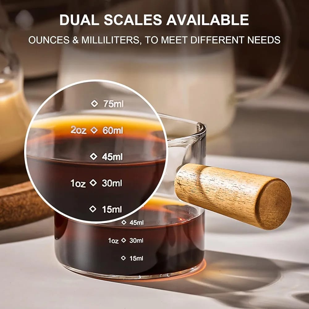 PurePour Glass Measuring Cup with Handle - All-In-One Store Pakistan