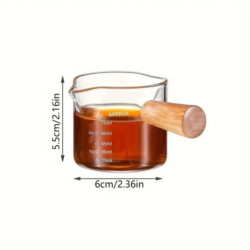 PurePour Glass Measuring Cup with Handle - All-In-One Store Pakistan