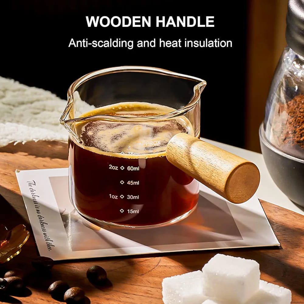 PurePour Glass Measuring Cup with Handle - All-In-One Store Pakistan