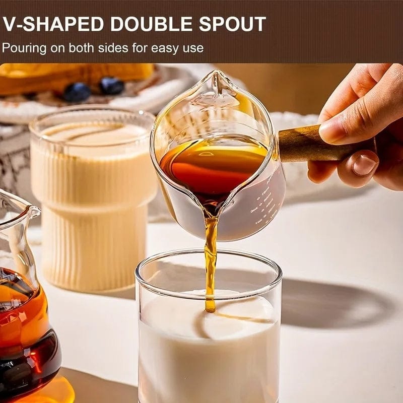 PurePour Glass Measuring Cup with Handle - All-In-One Store Pakistan