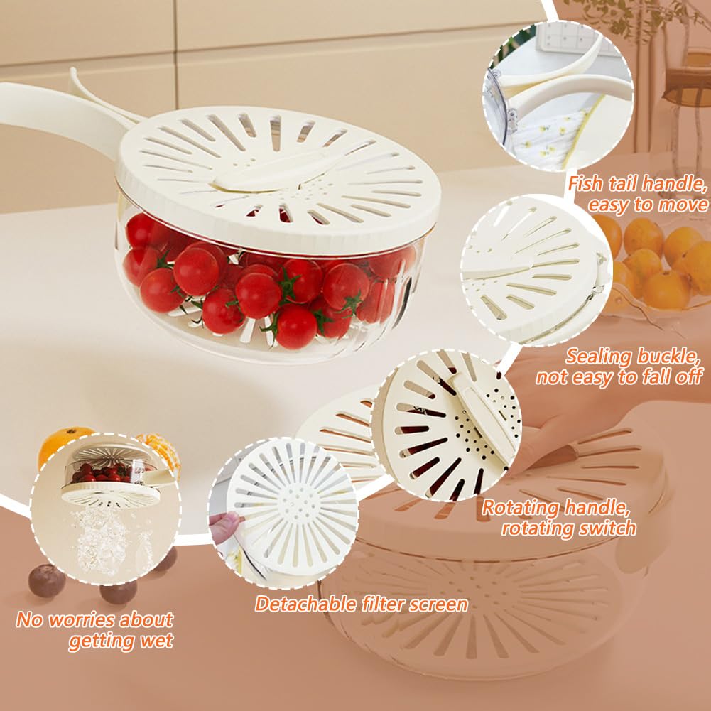 RinseMate 2-in-1 Drain & Storage Bowl - All-In-One Store Pakistan