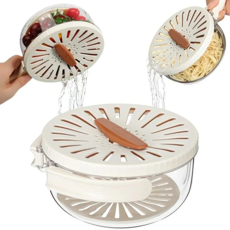 RinseMate 2-in-1 Drain & Storage Bowl - All-In-One Store Pakistan