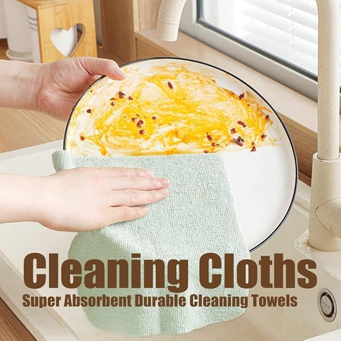 FreshSurface Removable Microfiber Rags – 20 PC - All-In-One Store Pakistan