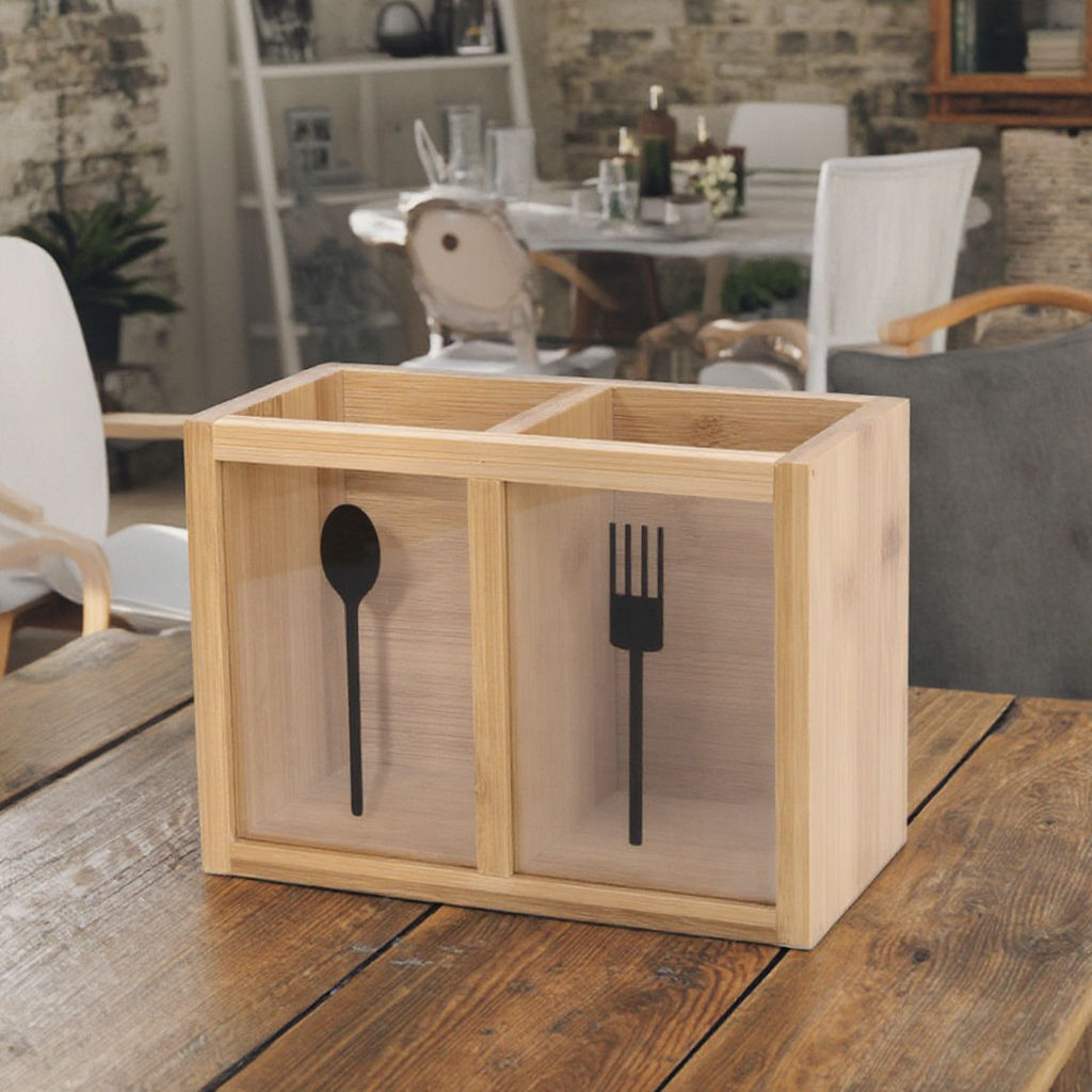 BambooCraft Kitchen Utensils Holder - All-In-One Store Pakistan