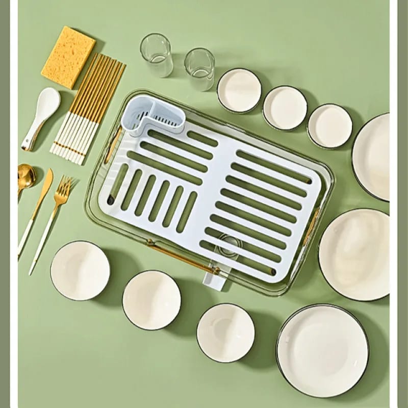 Transparent Dish Drainer Rack - All-In-One Store Pakistan