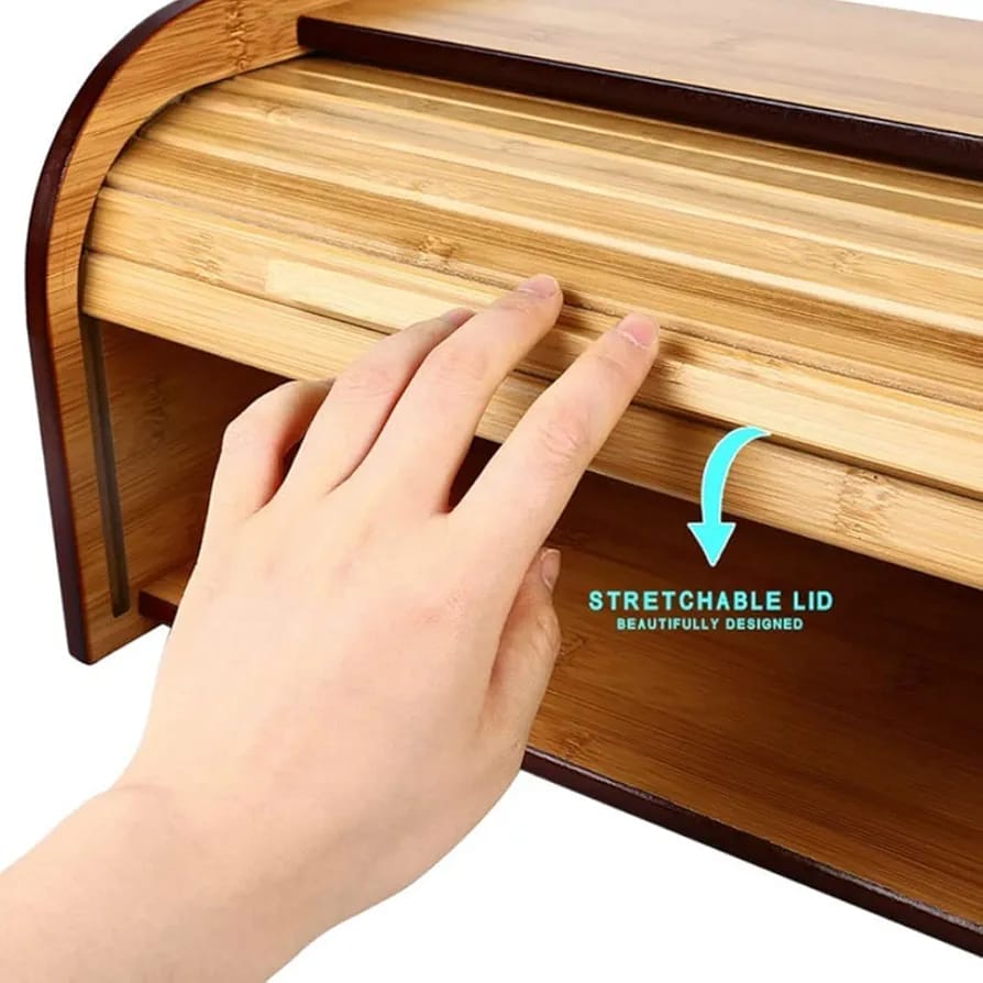 Wooden Bread Storage Box - All-In-One Store Pakistan