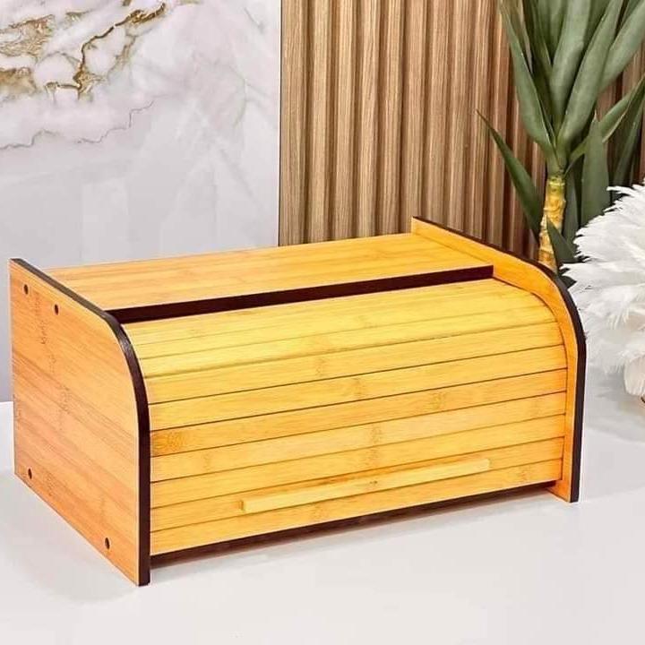 Wooden Bread Storage Box - All-In-One Store Pakistan